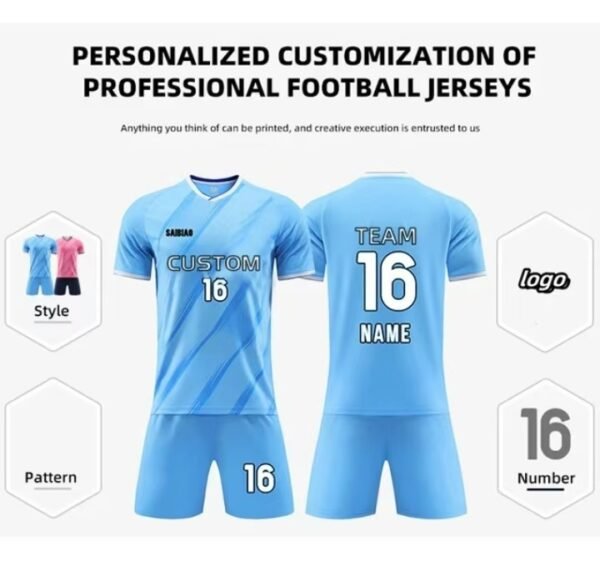 New Adult Soccer Jersey Single Piece Football Shirt One-off Delivery Service BOOKIN