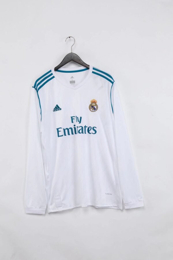 Camiseta de fútbol retro de manga larga del Real Madrid FC