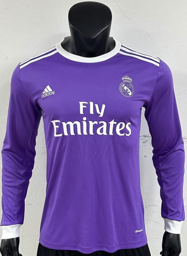 Cheap Retro Real Madrid FC Single Top Long Sleeve Jersey